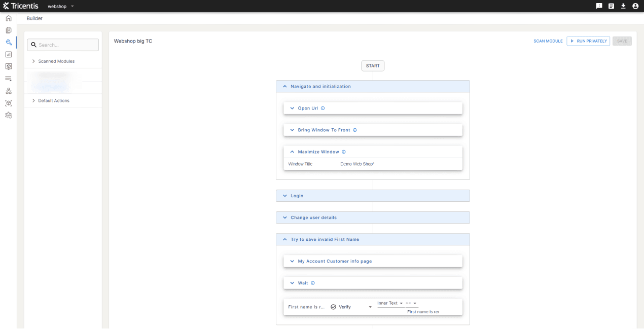 Tricentis Test Automation Model Based Testing