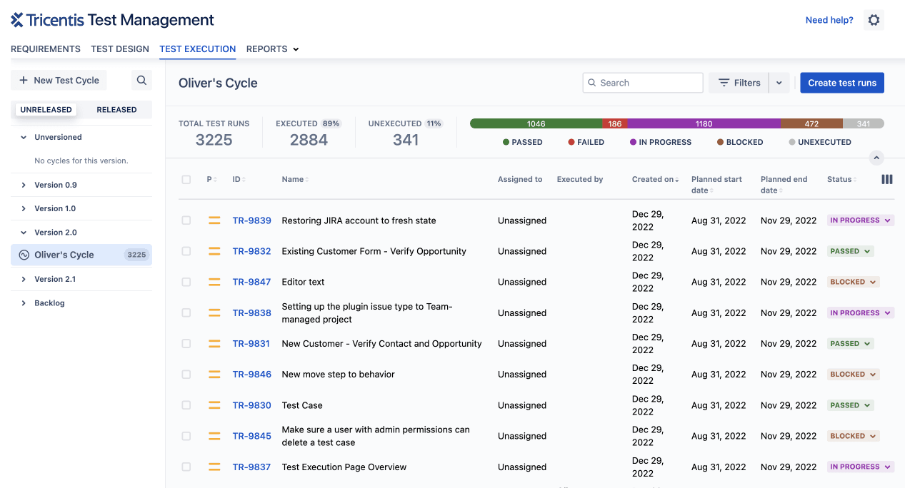 Jira test management - Tricentis