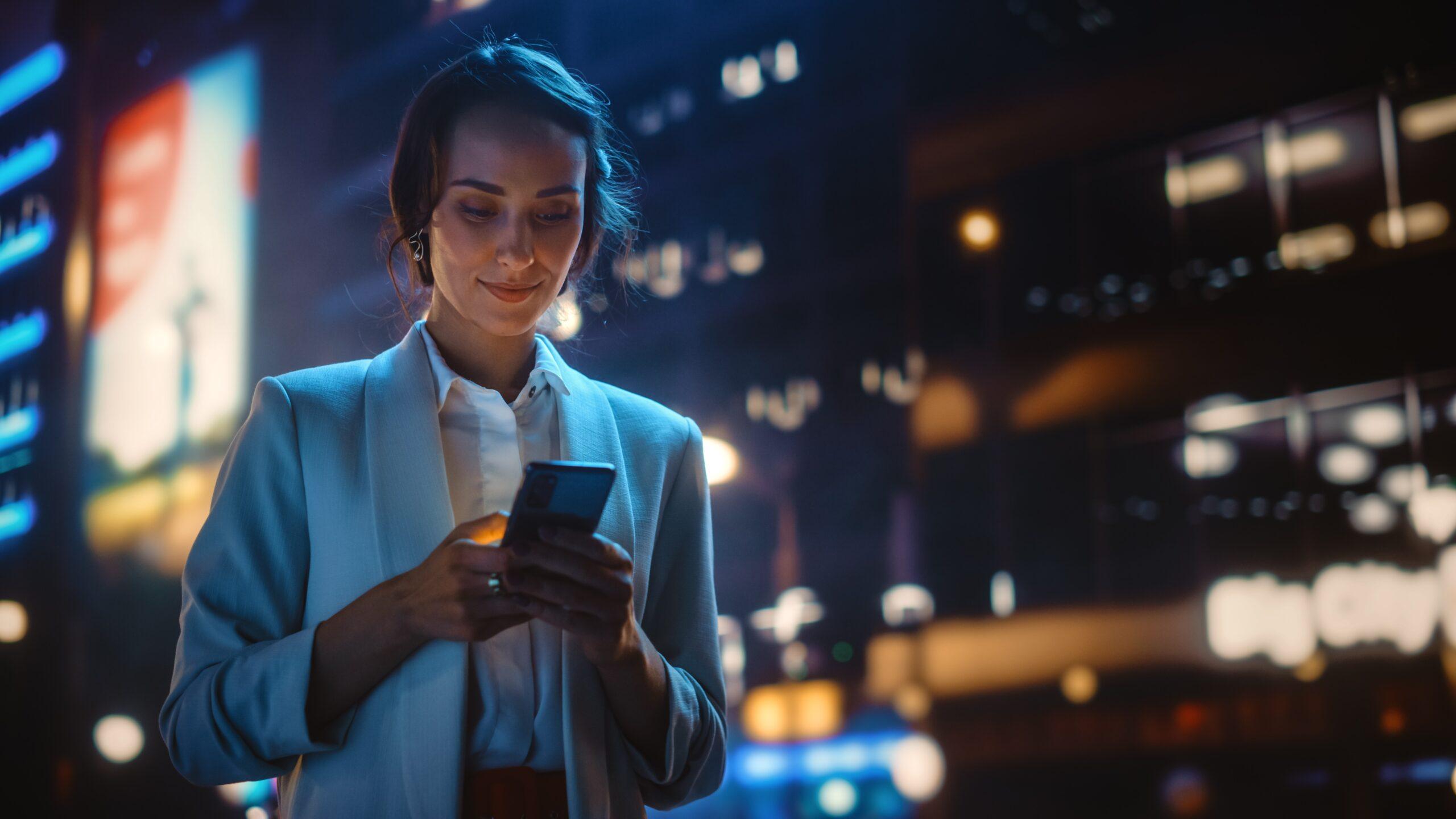 Woman on phone
