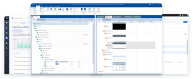 Test Automation solution product screens