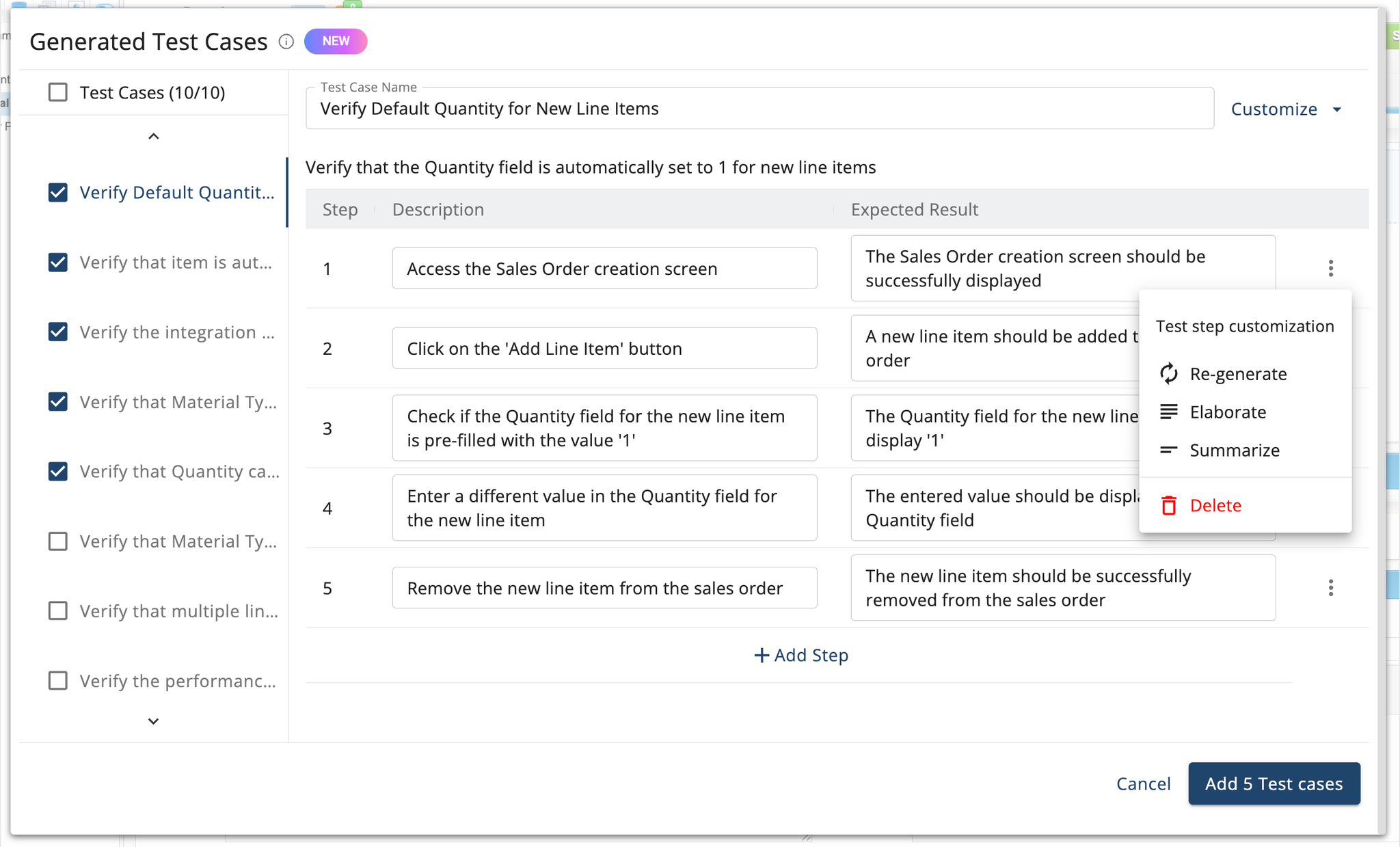 AI Test Case Generation Tool - Tricentis qTest Copilot
